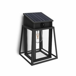 Philips Lysin UltraEfficient solarna oprawa LED zczujnikiem, czarna, 3,2 W, 500 lm, 2700 K