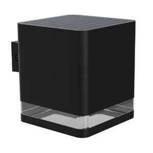 Zewnętrzny kinkiet solarny LED Philips Vironaczarny, 1,8 W, 200 lm, 2700 K