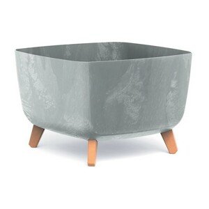Doniczka GRACIA SQUARE BETON EFFECT 39 cm, szary