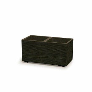 Doniczka MADERA SQUARE ECO WOOD 57,7 cm, ciemnobrązowy, S
