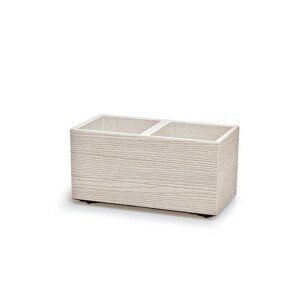 Doniczka MADERA CASE ECO WOOD 77 cm, biały, M