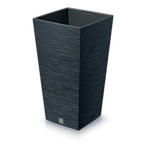 Doniczka FURU SQUARE 39,5 cm, antracytowy, 39 cm