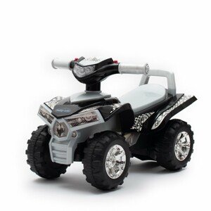 Baby Mix odpychacz dla dzieci  z dźwiękiem Quad , szary
