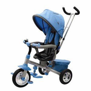Baby Mix Dziecięcy rowerek trójkołowy 3w1 Typhoon 360°, niebieski