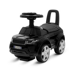 Baby Mix Odpychacz dla dzieci  SUV Prime, czarny skóra eko