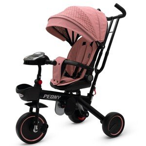 Baby Mix Rowerek trójkołowy dla dzieci Peony EVA, różowy