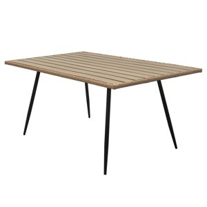 Stół ogrodowy Autronic, metal, polywood, brązowy, A Z-F1407 NAT