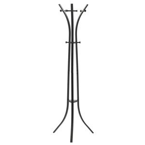 Aldotrade Wieszak stojący HEMDE 184 cm, czarny
