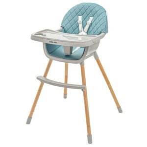 Baby Mix Krzesełko do karmienia Freja wooden, zielony