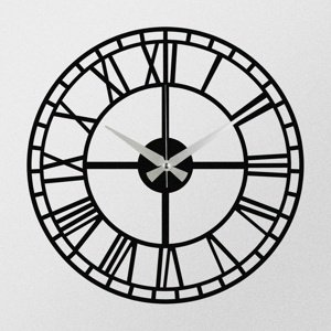 Zegar ścienny Enzoclock - S002 Black, 48 x 48 cm