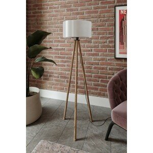 Lampa podłogowa KS-11104 kremowy brąz