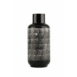 Wazon ceramiczny YL711 Zuba , czarno-biały