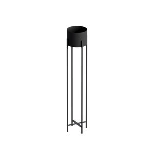 Metalowy stojak na kwiaty GED-024 SLIM, czarny