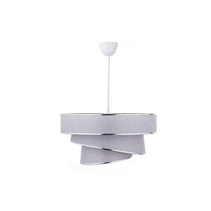 Lampa wisząca Couper - szara, srebrna
