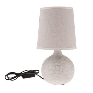 Ceramiczna lampa stołowa Luna, 29 cm, beżowa