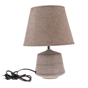 Lampa stołowa Terra, 33 cm, brązowa