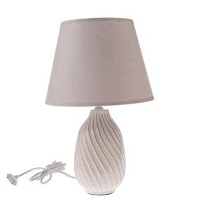 Lampa stołowa ceramiczna Vela, 38 cm, beżowa