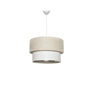 Lampa wisząca TM121 kremowa, biała