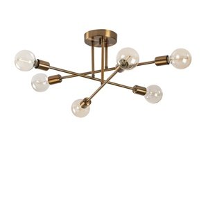 Lampa wisząca Flower - 176, brązowa