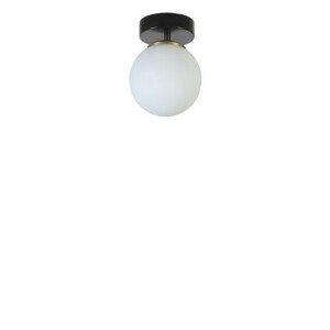 Lampa sufitowa Yeni Can Tekli Siyah Beyaz CamliAvize, czarna-biała