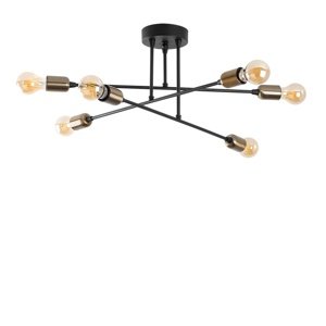 Lampa sufitowa Fleur - 1501, czarna
