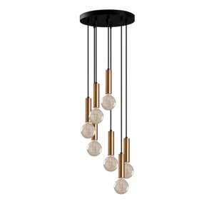 Lampa wisząca Tempo - 6032, brązowa
