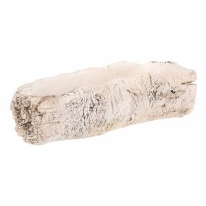 Osłonka na kwiaty - skrzynka, imitacja brzozy, 24 x 10 x 7 cm, 24 cm