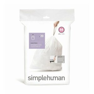 Simplehuman Worki do kosza na śmieci M 45 l, 20 szt.