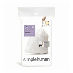 Simplehuman Worki do kosza na śmieci Q 50-65 l, 20 szt.