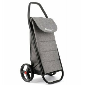 Torba na zakupy Rolser na kółkach Com Polar 8Black Tube, szara
