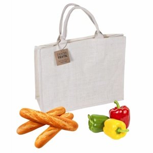 Torba jutowa Elegant, 40 x 32 x 18 cm