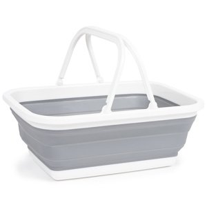4Home Składany koszyk silikonowy na zakupy Clean