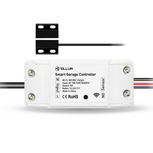 Tellur WiFi Smart Zestaw do sterowania bramą garażową, biały