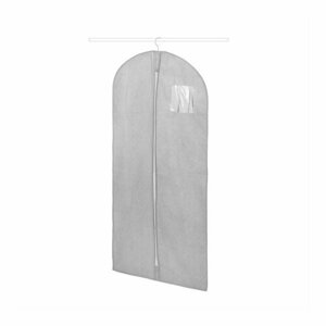 Compactor Pokrowiec na garnitury i długie sukienki Boston, 60 x 137 cm, szary, L