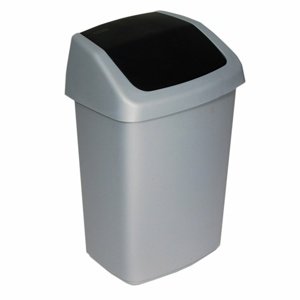 Curver Kosz na śmieci Swing 10 L,  szary, 10 l