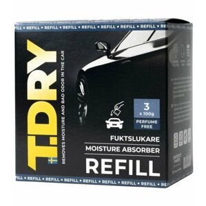 Everbrand Worki wymienne do pochłaniaczy wilgoci T.Dry, nieperfumowane, 3 x 100 g