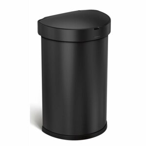 Simplehuman Półokrągły kosz bezdotykowy 45 l,czarny