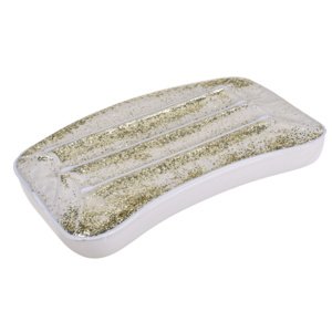 Poduszka do wanny z przyssawkami LUXURY SILVER