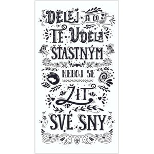 Bohemia Gifts Obraz dekoracyjny Żyj swoimi marzeniami, 20 x 40 cm