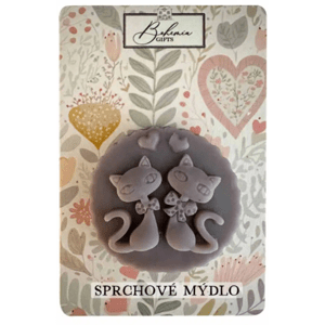 Bohemia Gifts Ręcznie robione mydło Koty