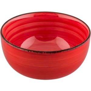 Lamart LT9101 miska ceramiczna Happy, średnica11,5 cm, czerwona
