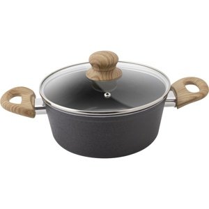 Lamart LT1245 garnek z pokrywką Natur, średnica 18 cm, 18 cm