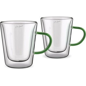 Lamart LT9118 2-częściowy zestaw szklanek TeaVaso, 300 ml, zielony