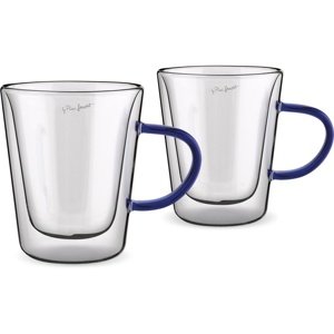 Lamart LT9119 2-częściowy zestaw szklanek TeaVaso, 300 ml, niebieski