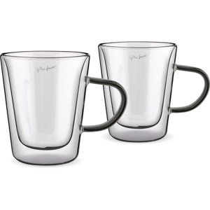 Lamart LT9120 2-częściowy zestaw szklanek TeaVaso, 300 ml, czarny