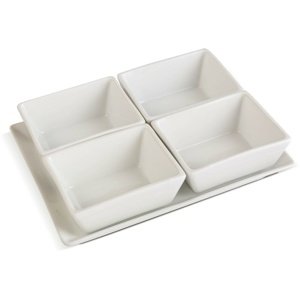 Lamart LT9220 5-częściowy zestaw naczyń do serwowania Dine, 20 x 15,5 cm
