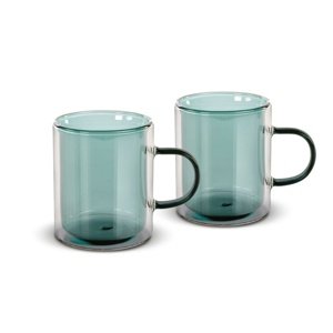 Lamart LT9122 2-częściowy zestaw szklanek TeaVaso, 350 ml, zielony