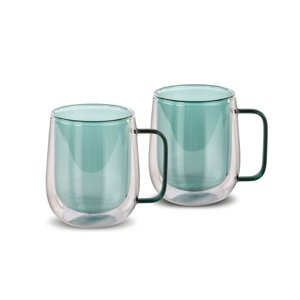 Lamart LT9124 2-częściowy zestaw szklanek TeaVaso, 250 ml, zielony