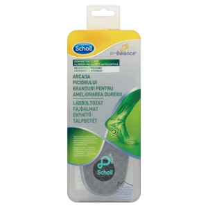 Scholl Wkładki do butów przeciw bólowi łuku, In-Balance, M, M