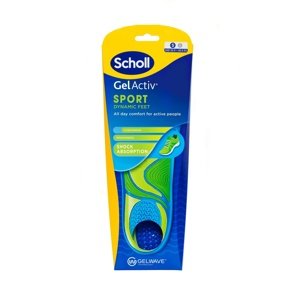 Scholl Wkładki do butów sportowych męskie GelActiv, S, S